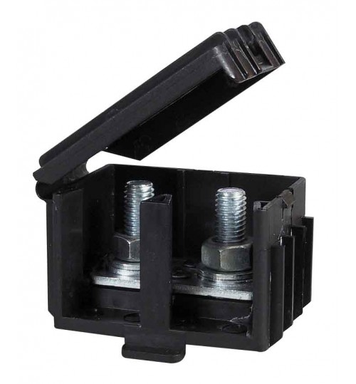 Black Moulded Power Distribution Insulated Housing 046650